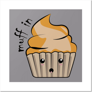 Funny muffin Posters and Art